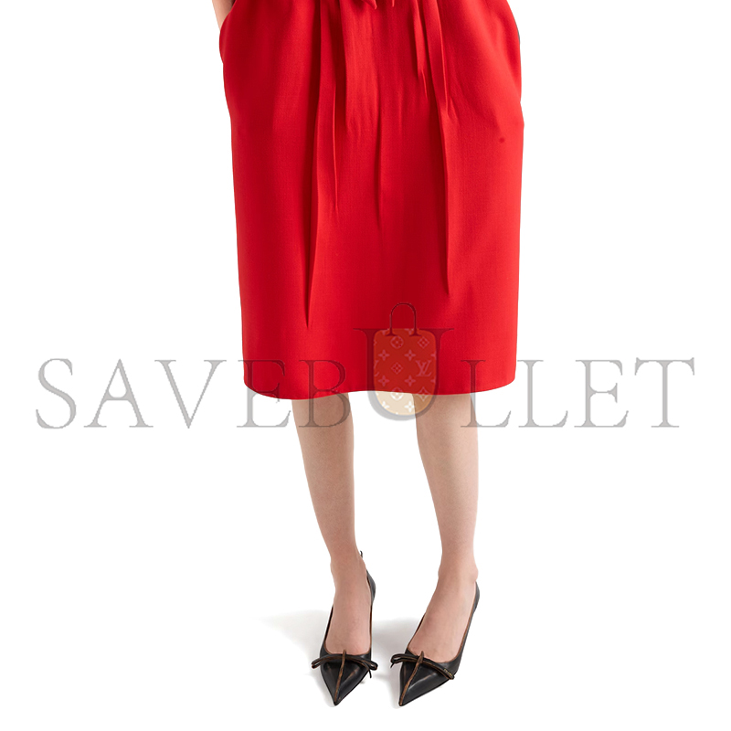 PRADA ANTIQUED LEATHER PUMPS 1I208O